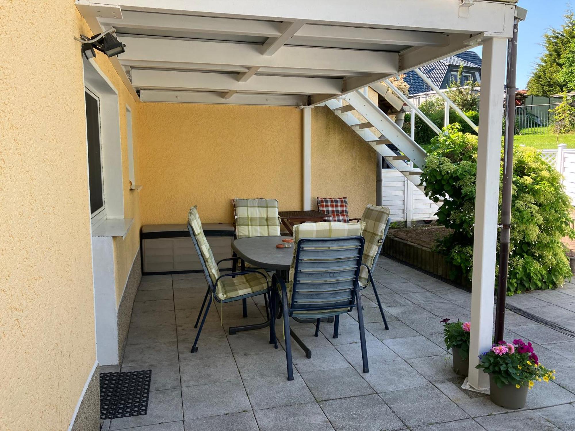 Ferienwohnung Im Gruenen Eg Mit Terrasse แฮร์เดคเคอ ภายนอก รูปภาพ
